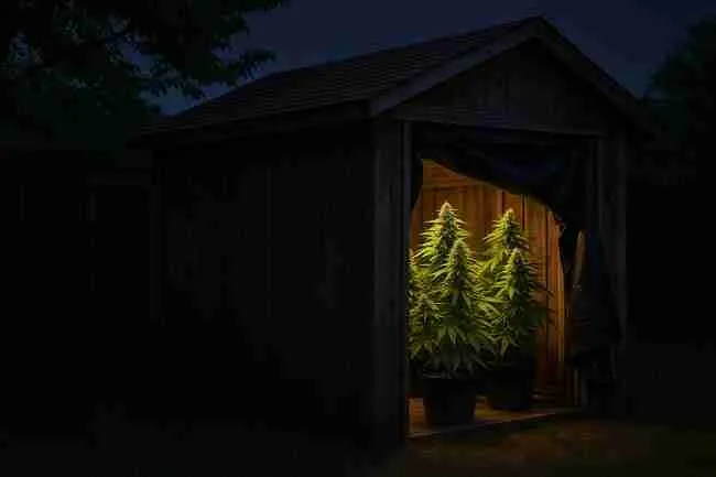 Backyard shed blackout success story