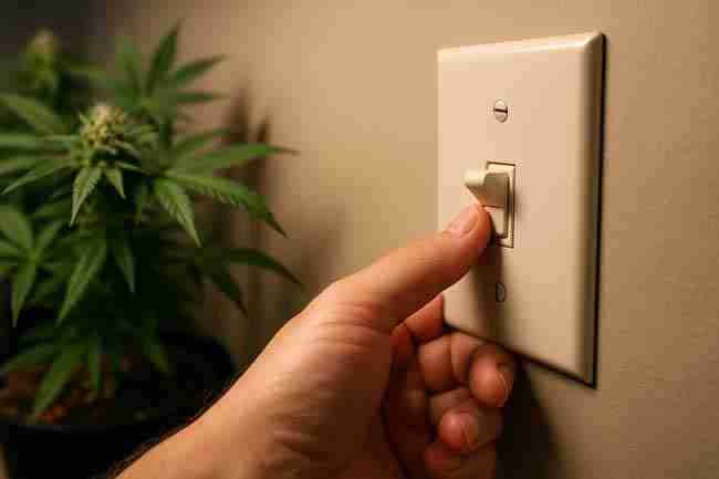 Flipping the light switch to own the night and harvest