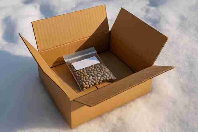 ship cannabis seeds winter safely in insulated packaging to prevent cold shock seed viability loss