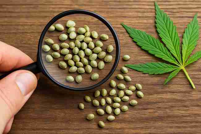 selecting mature seeds for a long term seed plan and cannabis seed stash