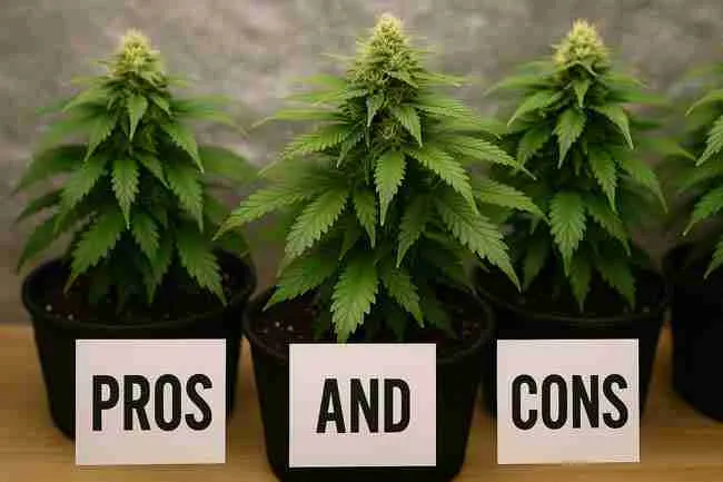 Cannabis grow tent environment with lighting, airflow, and CO₂ equipment
