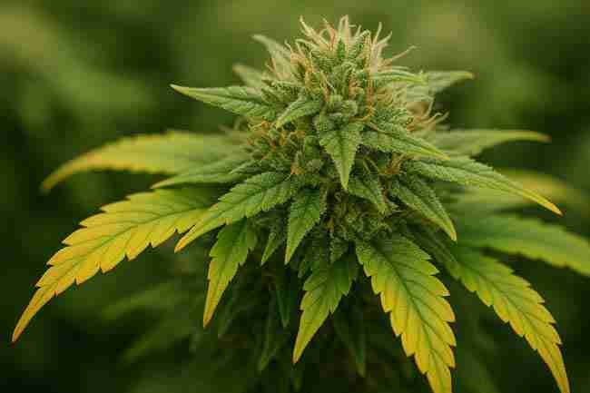 Cannabis plants in pots with runoff being tested using EC and pH meters, representing the truth versus myths in cannabis flushing and nutrient balance near harvest.