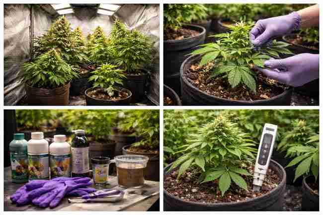 an image showing perpetual harvest autoflowering care