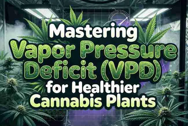 Main image for article with bubble writing Mastering Vapor Pressure Deficit for healthier plants