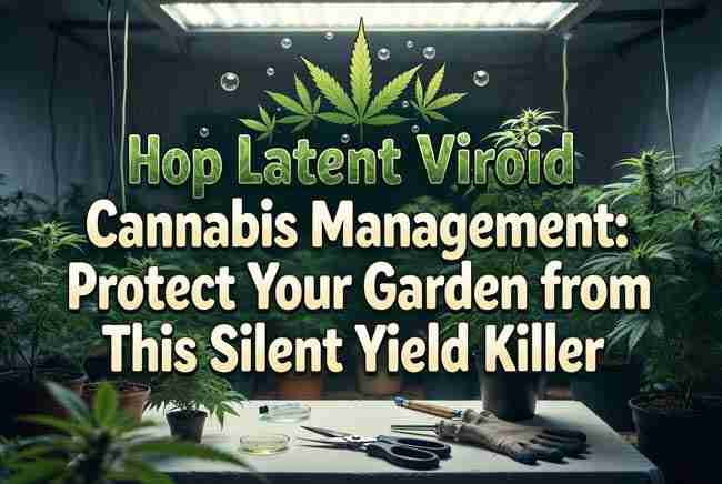 Main image for the Hop Latent Viroid article with bubble text
