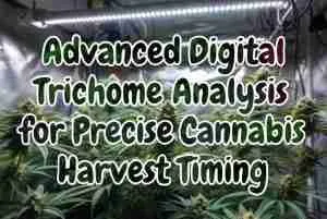 Advanced digital trichome analysis cannabis for precise harvest timing hero