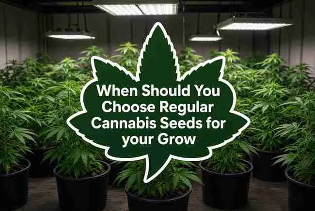 When Should You Choose Regular Cannabis Seeds for your Grow title over indoor cannabis garden