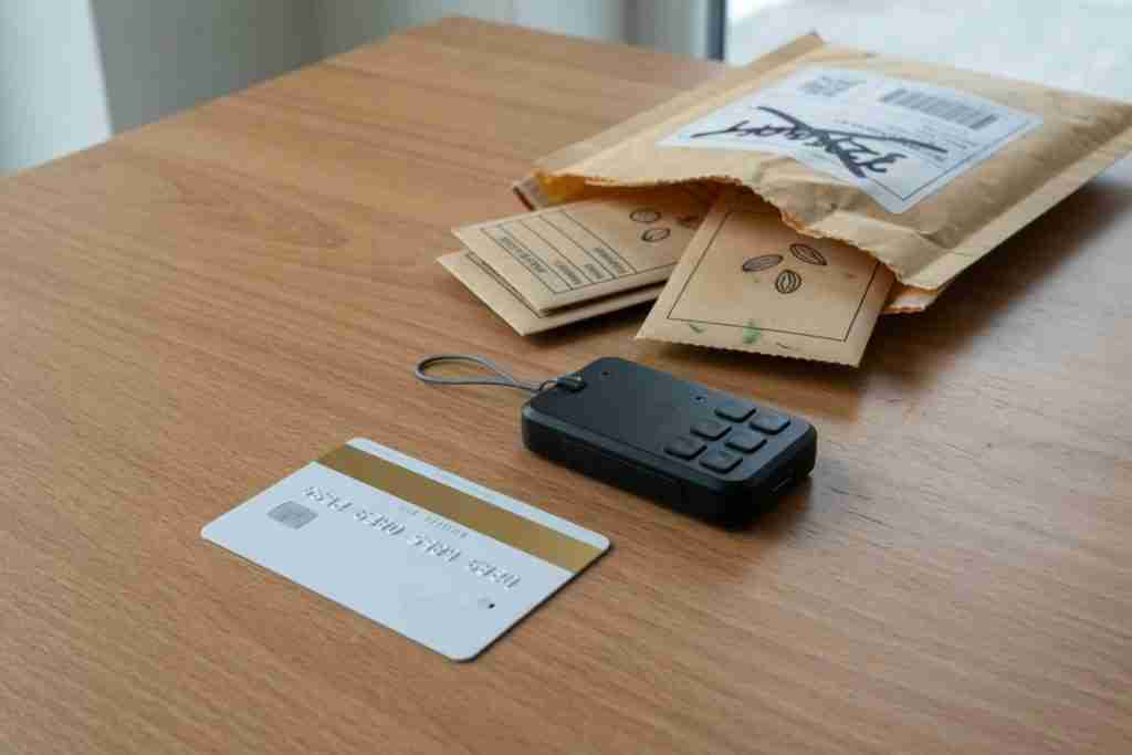 Credit card, crypto device, and discreet mailer for cannabis seed payment options