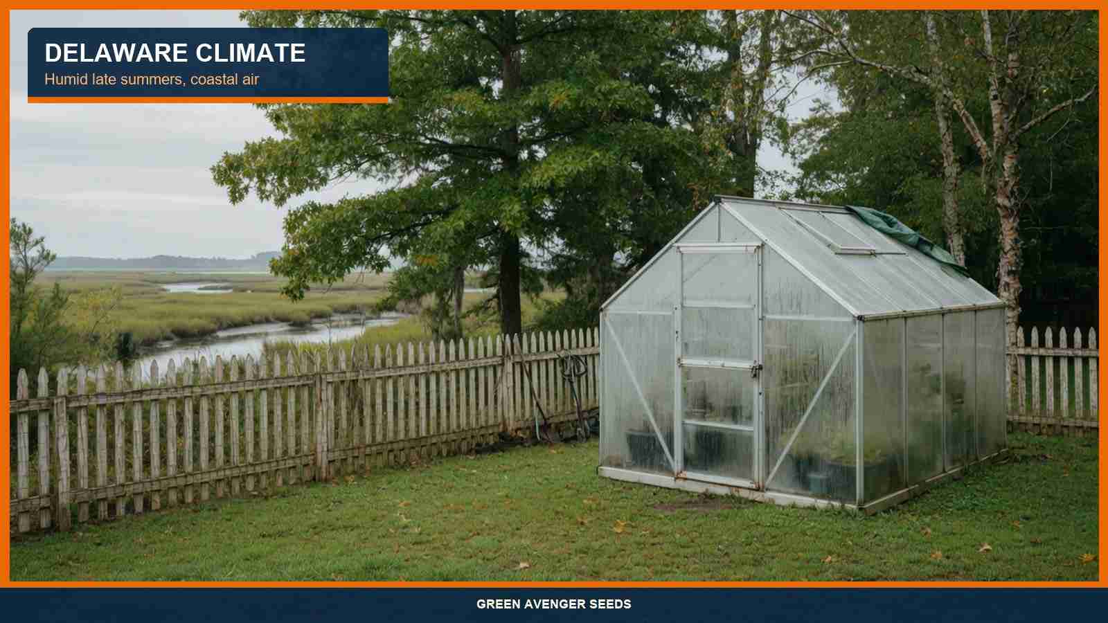 Delaware climate notes for cannabis seed buyers — humid late summers and coastal air