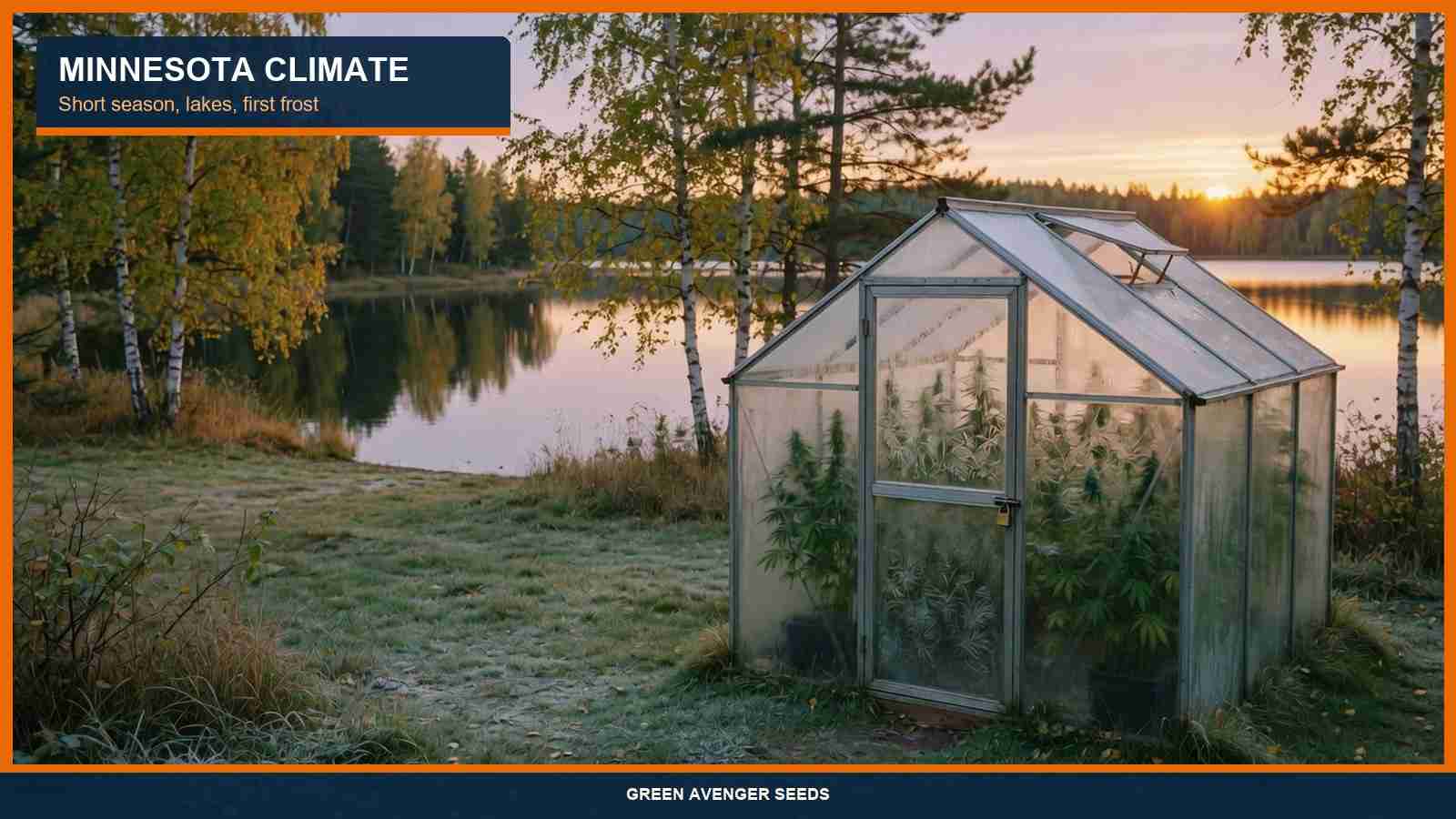 Minnesota climate notes for cannabis seed buyers — short northern season