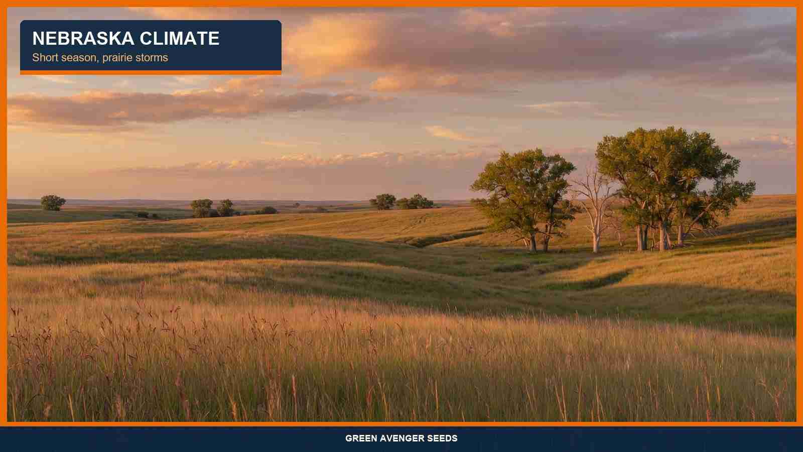 Nebraska climate notes for cannabis seed buyers — short prairie season