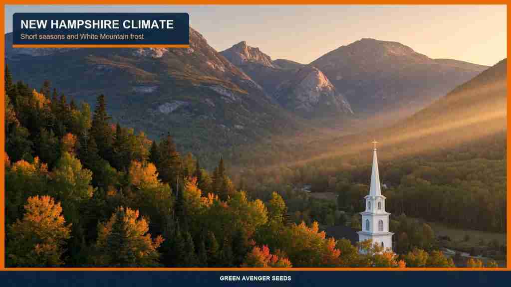 New Hampshire White Mountains climate notes for cannabis seed collectors