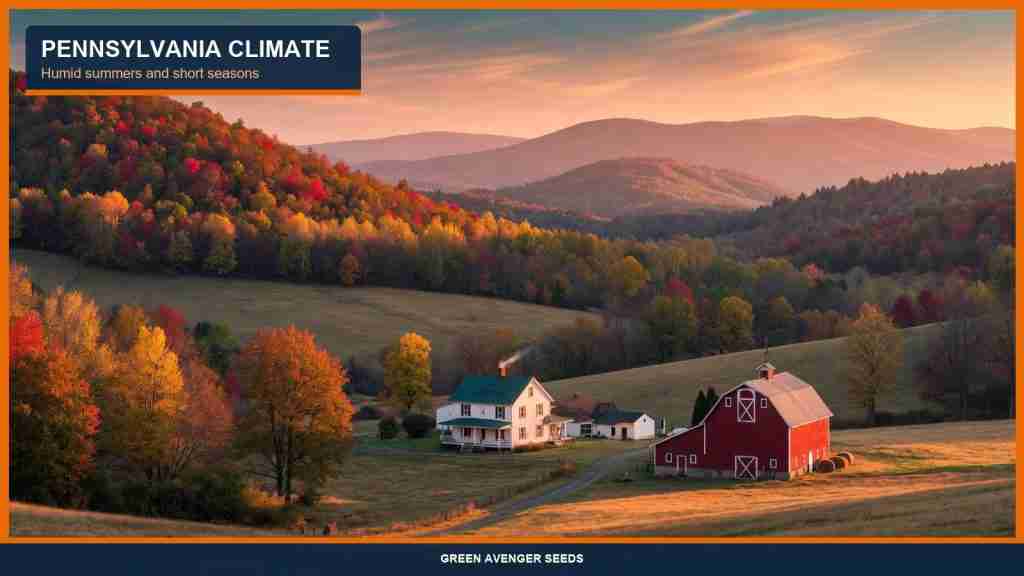 Pennsylvania Appalachian climate notes for cannabis seed collectors