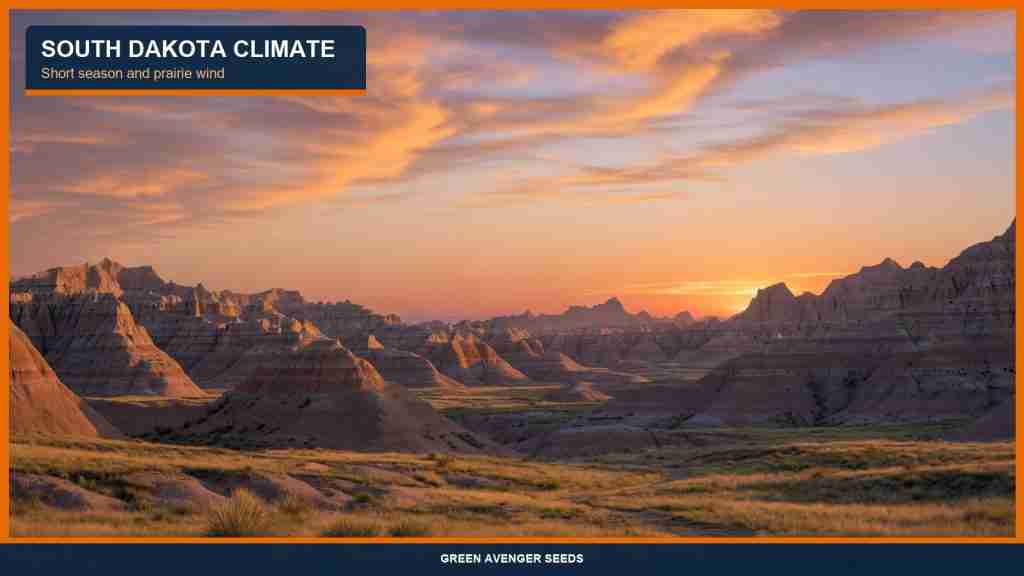 South Dakota Badlands climate notes for cannabis seed collectors
