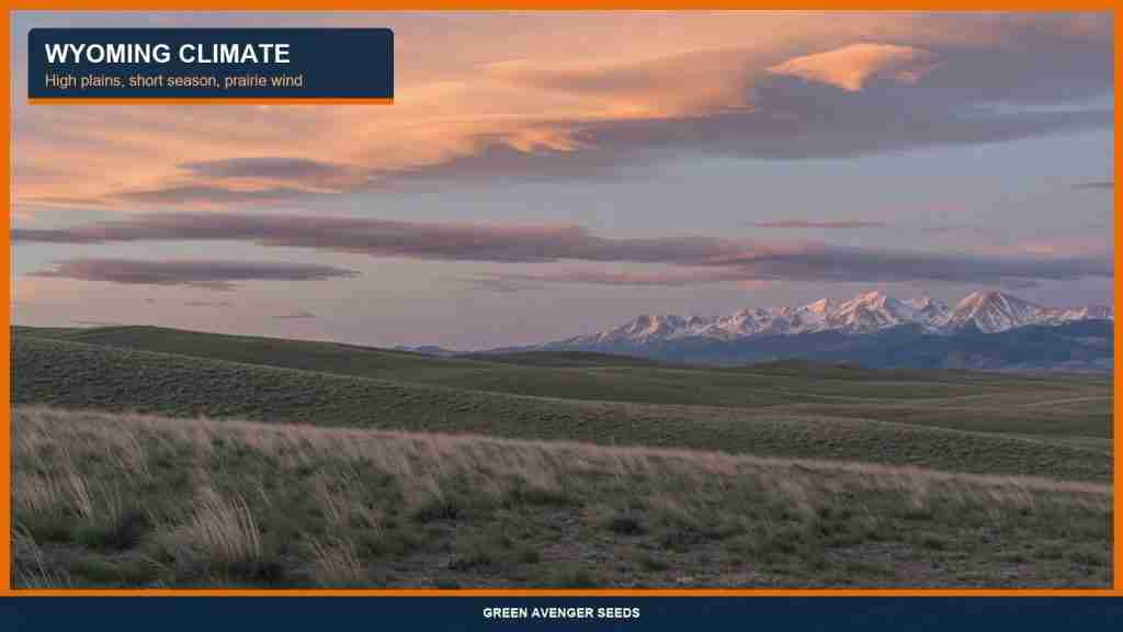 Wyoming high plains climate notes for cannabis seed collectors