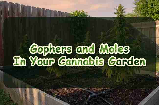Gophers and Moles in Your Cannabis Garden